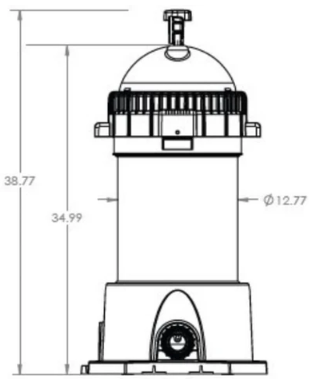 AquaStar Pool Products Pipeline Filter